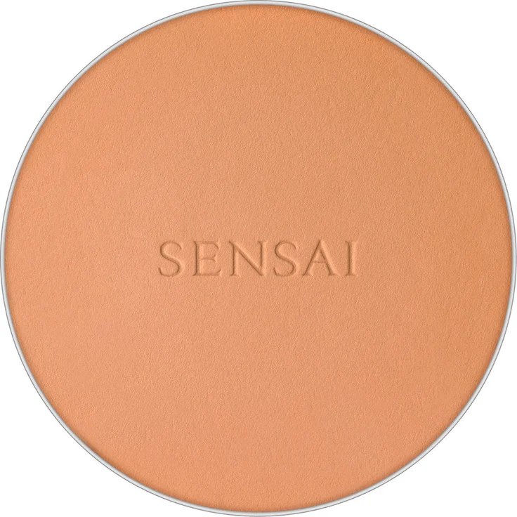 SENSAI Total Finish Refill 204,5 AMBER BEIGE, cremige Puder-Foundation mit feuchtigkeitsspendender Seidenformel, 11 g