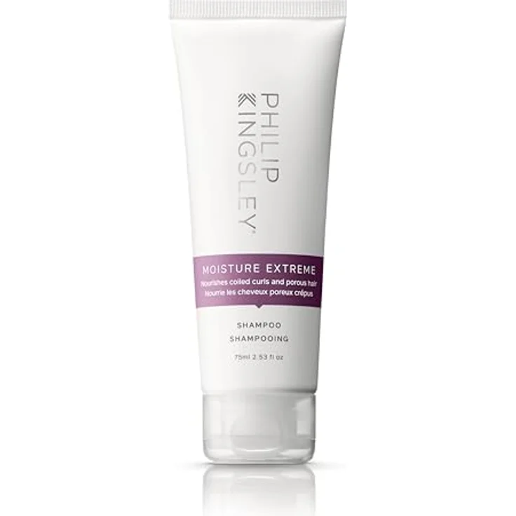 Philip Kingsley Moisture Extreme Enriching Shampoo, 75 ml für sehr trockenes und widerspenstiges Haar mit Kakaobutter- und Zuckerrohr-Extrakt – Bild 1