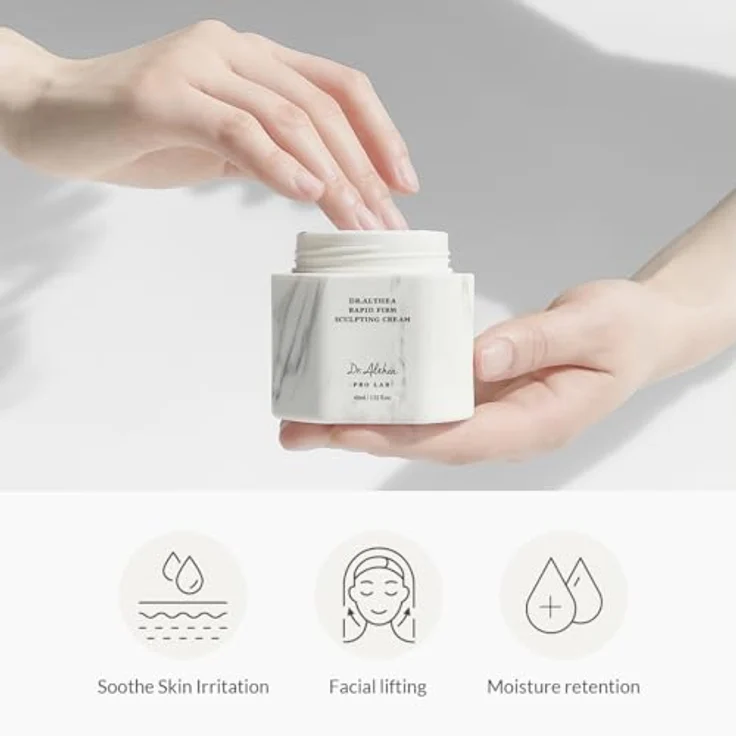 Dr. Althea Rapid Firm Sculpting Cream, Gesichtscreme mit Edelweiss-Extrakt, Kollagen und Hyaluronsäure, 45ml – Bild 5