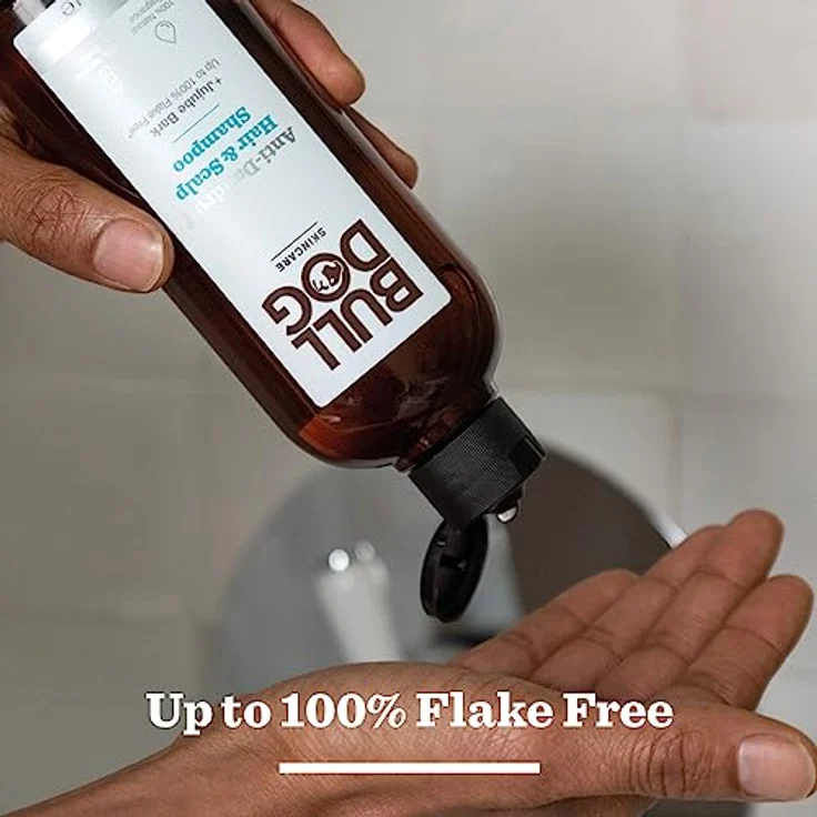 Bulldog Skincare Anti-Dandruff Shampoo, 300ml, revitalisierendes Shampoo für Männer gegen Schuppen, spendet Feuchtigkeit und stimuliert Haarwuchs – Bild 5