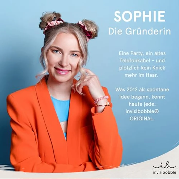 invisibobble Clipstar L Flexibobble, große Haarspange mit starkem Halt für Dutt und Sport, ergonomisches Design, holografischer Effekt – Bild 3