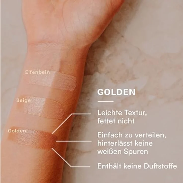 Laboratoires de Biarritz - Getönte Sonnencreme Gesicht - Gold - LSF50 ALGA MARIS® Bio-zertifiziert - Hydriert, mattiert, sorgt für ein gesundes Strahlen - 50 ml - Made in France – Bild 2