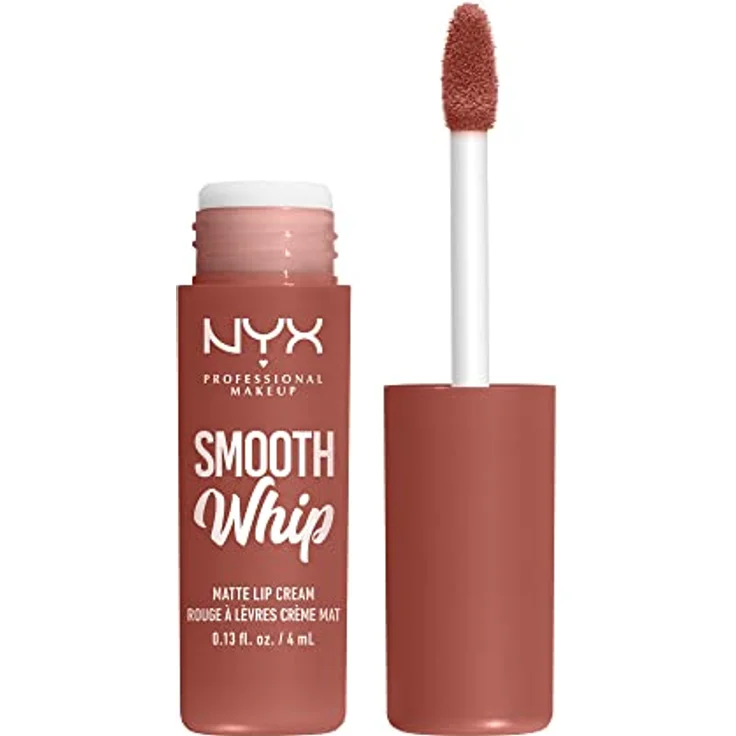 NYX PROFESSIONAL MAKEUP Smooth Whip Matte Lip Cream, Lippenstift 4 ml, Farbe 04 Teddy Fluff – Bild 1