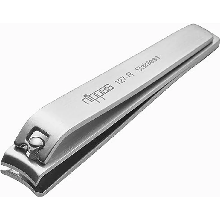 nippes Solingen Nagelknipser aus Edelstahl rostfrei | 8 cm | Kürzen von festen und harten Fingernägel und Fußnägel | Professionelle Nagelpflege und Nagelhygiene – Bild 1