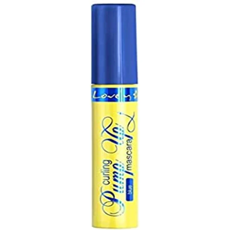 Lovely Pump Up Volumen-Mascara für geschwungene Wimpern, Farbton Blue, 8 g - intensiv färbend, voluminös und verlängernd – Bild 2