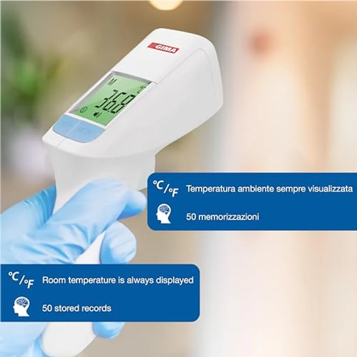Gima Termometro NO Contact Gimatemp, Fieberthermometer ohne Körperkontakt – Bild 7