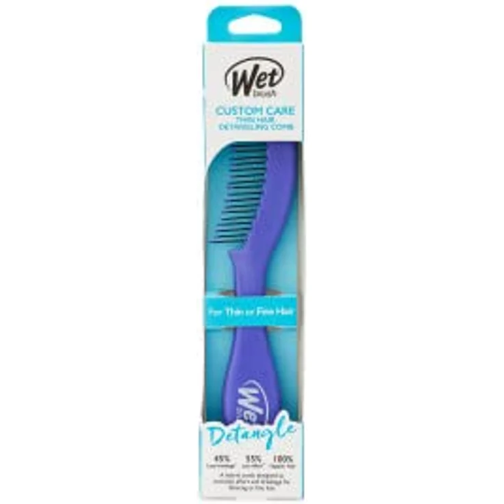 Wet Brush Custom Care Dünne Haarentwirrer, Intelliflex-Borsten für sanftes Entwirren, für feines Haar, lila – Bild 4