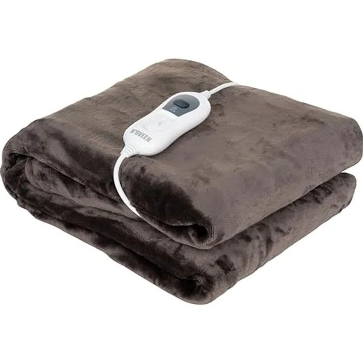 Noveen, Heizdecke, ELEKTRISCHE DECKE EB640 BRAUN UND BEIGE 160X120