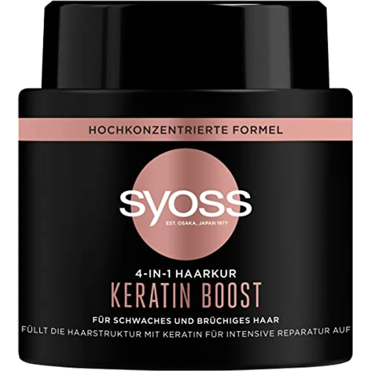 SYOSS 4-IN-1 Haarkur Keratin Boost 500 ml – Bild 1