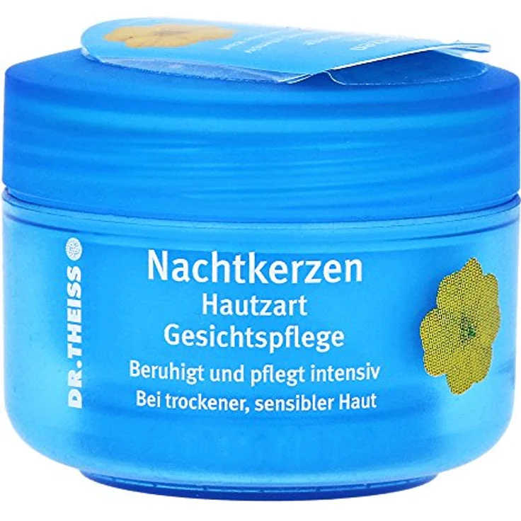 Dr. Theiss Naturwaren GmbH Theiss Nachtkerzen Hautzart Gesichtspflege, 50 g, Hautzart Gesichtspflege – Bild 1