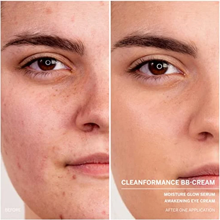 DOCTOR BABOR CLEANFORMANCE BB Cream SPF 20, getönte Creme mit Lichtschutz, mittlere Deckkraft, für einen ebenmäßigen Teint, Vegane Formel, 1 x 30 ml – Bild 4