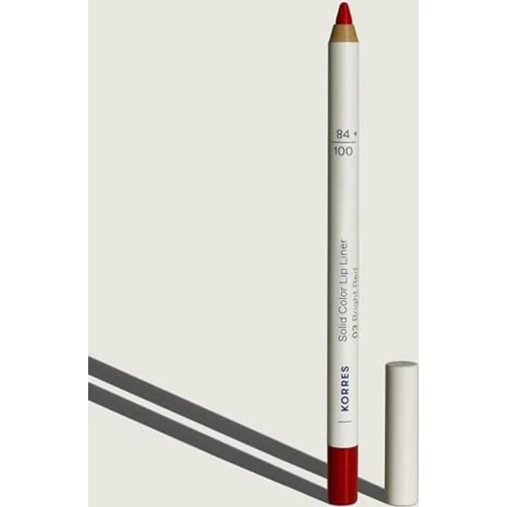 KORRES Solid Color Lip Liner Bright Red 03, roter Lippenkonturstift mit intensiver Farbe, vegan, silikon- und parabenfrei, 1,2 g – Bild 4