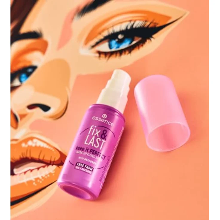 essence fix & LAST keep it PERFECT, Fixing Spray mit langanhaltendem Ergebnis und verbessertem Sprühkopf – Bild 4