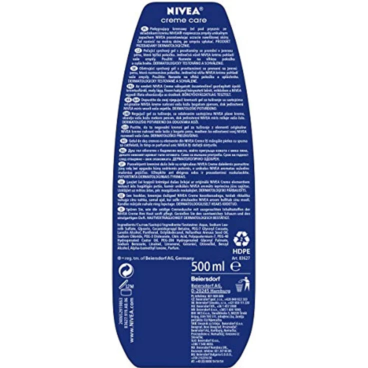 NIVEA Pflegedusche Creme Care Duschcreme 500 ml – Bild 2