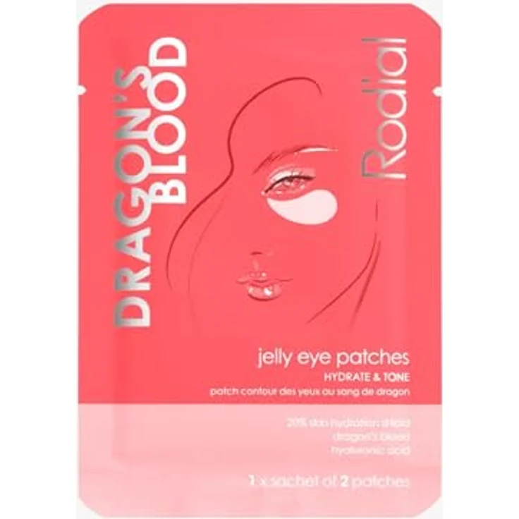 Rodial Dragon's Blood Jelly Eye Patches, Augenpflege für Tag + Nacht, 12 ml (4 x 2 Stück) – Bild 6