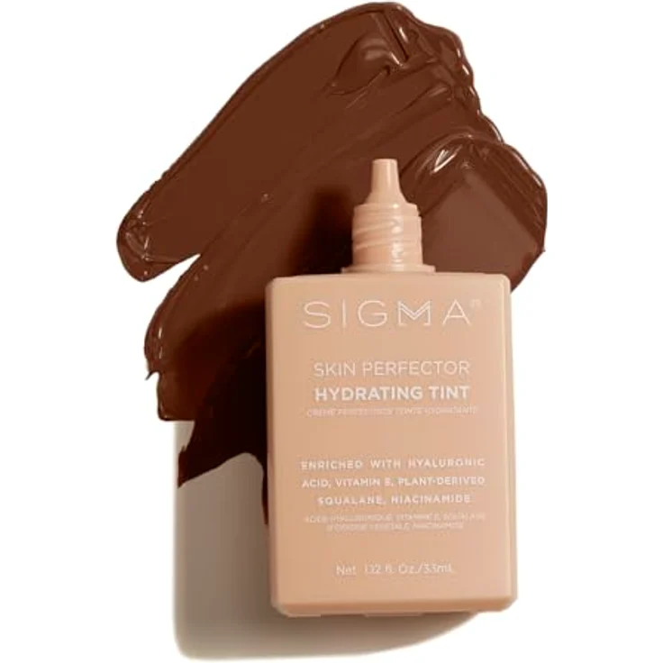 Sigma Beauty Skin Perfector Hydrating Tint, getönte Tagescreme mit Hyaluronsäure, Farbton 6, 33 ml, feuchtigkeitsspendend und natürlich deckend – Bild 2