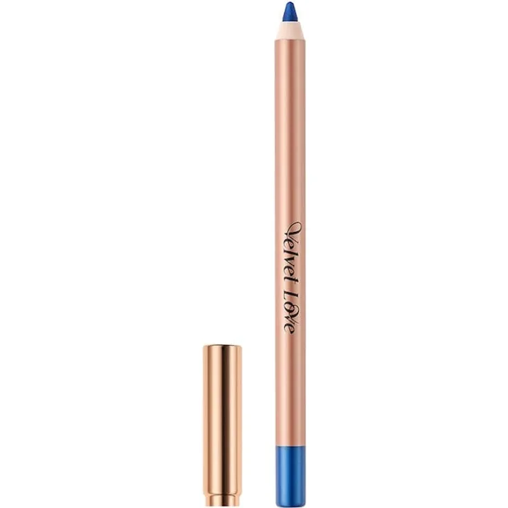ZOEVA Velvet Love Eyeliner Pencil, metallic marine blue, 1,2 g, vegane Formel, ultracremige Textur