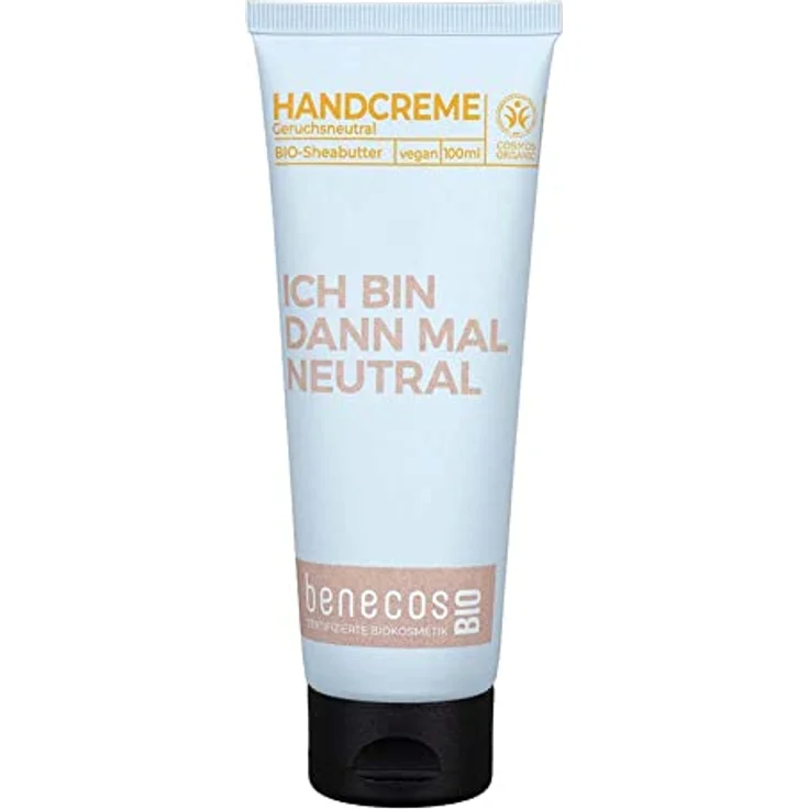 Benecos Handcreme - Sheabutter, 100ml (3er Pack) - Bio-Sheabutter & Bio-Apfelsaft, dermatologisch bestätigt