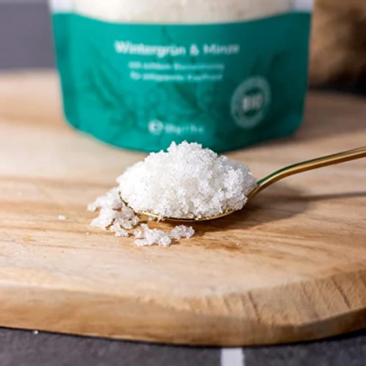 GREENDOOR Kopfhaut Peeling Wintergrün Pfefferminze 220g gegen trockene gestresste Kopfhaut | Haarfollikel werden besser durchblutet/versorgt, Haarwachstum natürlich gefördert, Naturkosmetik Haare – Bild 5