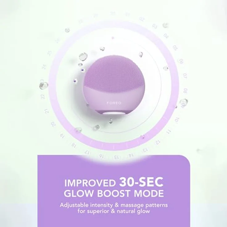 FOREO Elektrische Gesichtsreinigungsbürste LUNA™ 4 mini, T-Sonic™ Pulsationen, USB-Ladung, 2-Zonen-Bürstenkopf, Pink – Bild 7