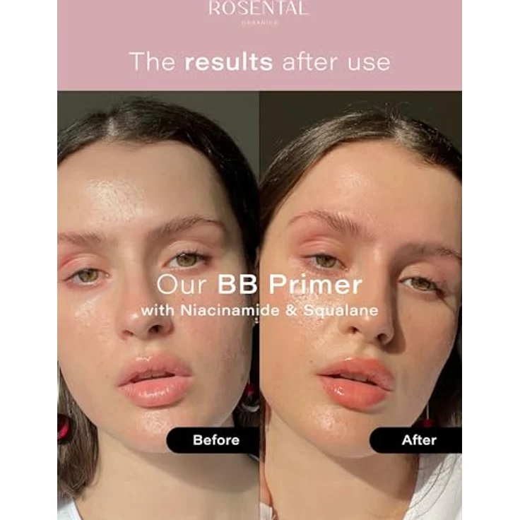 Rosental Organics Illuminating BB Primer mit Niacinamid & Squalan, 25 ml - für strahlenden Teint und minimierte Poren – Bild 5