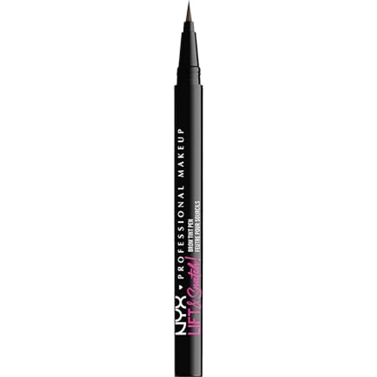 NYX Professional Makeup Lift&Snatch Brow Tint Pen, Augenbrauenstift mit präziser Korrektur, 06 - Ash Brown, 1 ml – Bild 1