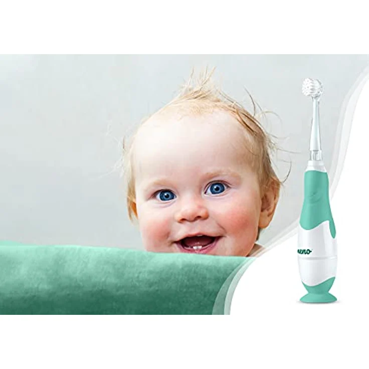 Xblitz Neno Denti Elektrische Zahnbürste für Kinder ab 3 Jahren, oszillierend, in Weiss und Türkis – Bild 7