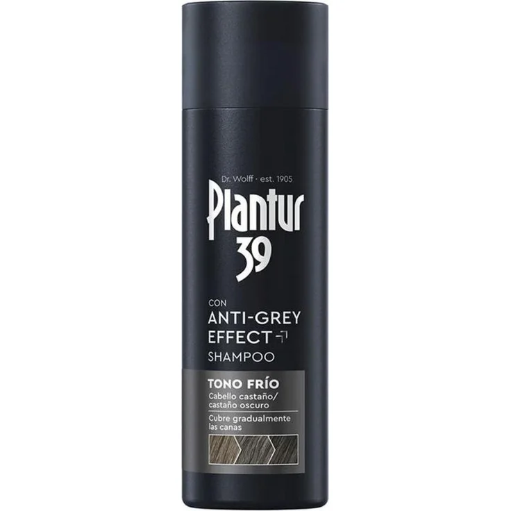 Plantur Plantur 39 ANTI-GREY EFFECT Cool Tone Shampoo 200 ml, zur Neutralisierung von Gelb- und Messingtönen in grauem Haar