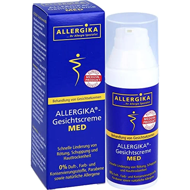 Allergika Gesichtscreme MED, 50 ml - Hautpflege für empfindliche Haut – Bild 3