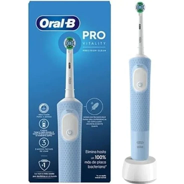 Braun CEP VPRO PRE C BL, Elektrische Zahnbürste mit fortschrittlicher Reinigungs-Technologie, blau – Bild 1