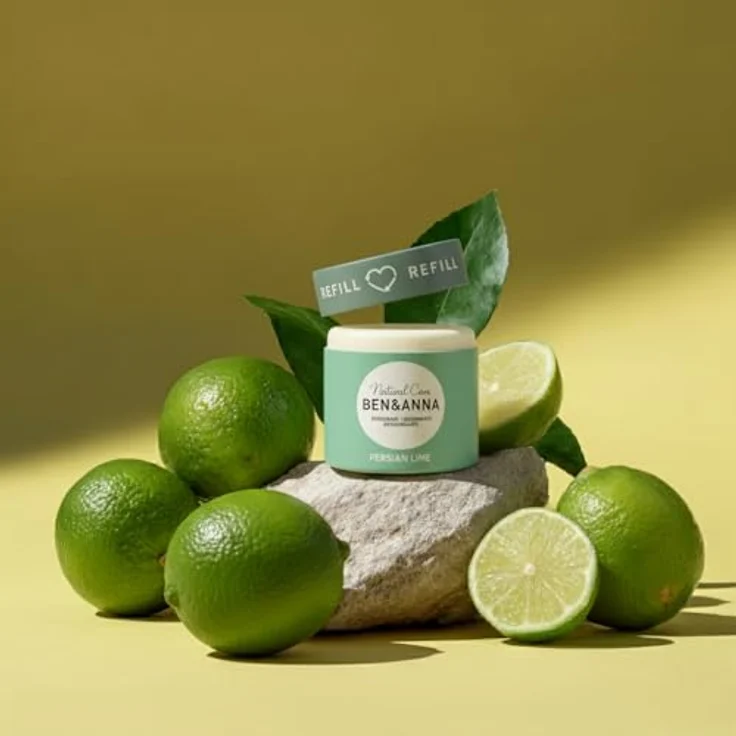 BEN&ANNA Natural Care Persian Lime, Deodorant für Damen, 40 g, vegan und aluminiumfrei – Bild 8