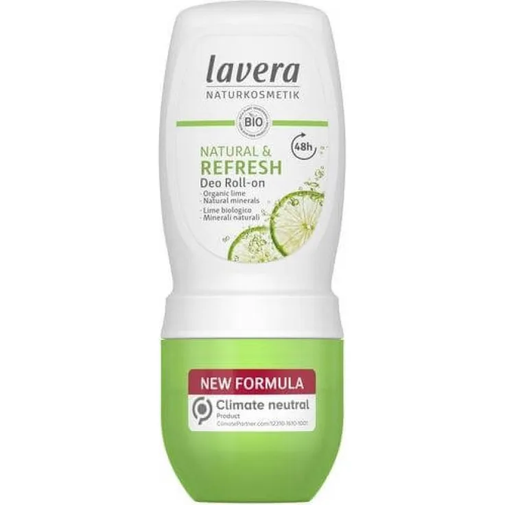 Lavera Natural & Refresh Deodorant Roll-On, 48h Schutz, alkoholfrei, 50ml