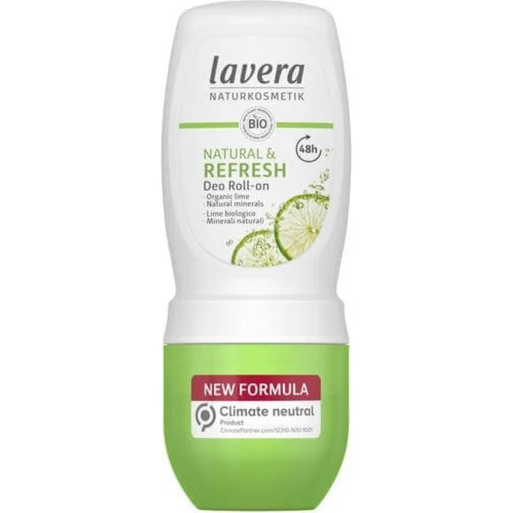 Lavera Natural & Refresh Deodorant Roll-On, 48h Schutz, alkoholfrei, 50ml