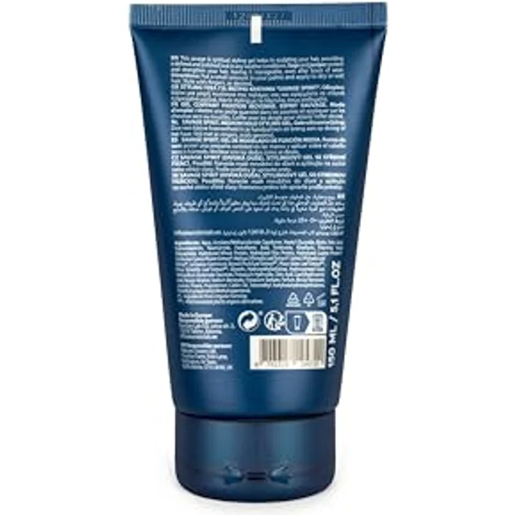 Natura Siberica Men Savage Spirit, Medium Hold Styling Gel mit Salbei und Wacholder, 150 ml - für definierten Look und Pflege – Bild 2