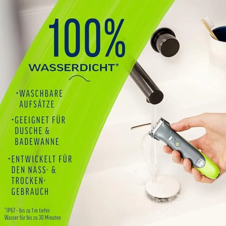 Veet Total Pro Intim-Trimmer, Elektrorasierer für präzise Körperpflege in empfindlichen Bereichen – Bild 6