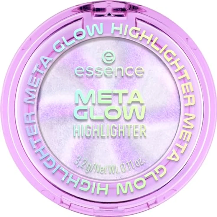 essence META GLOW Highlighter, 3,2 g, veganer Highlighter für strahlenden Teint mit intensivem Glow – Bild 2