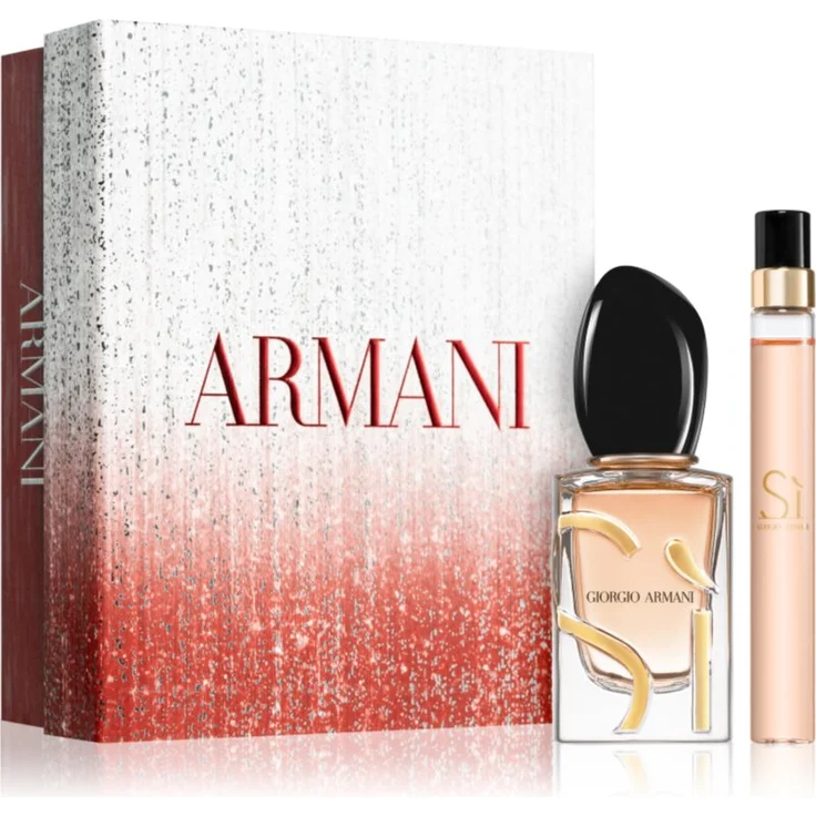 Armani Sì Set für Damen, Duftset mit 30 ml Eau de Parfum und 10 ml Mini, tragbar in jeder Handtasche