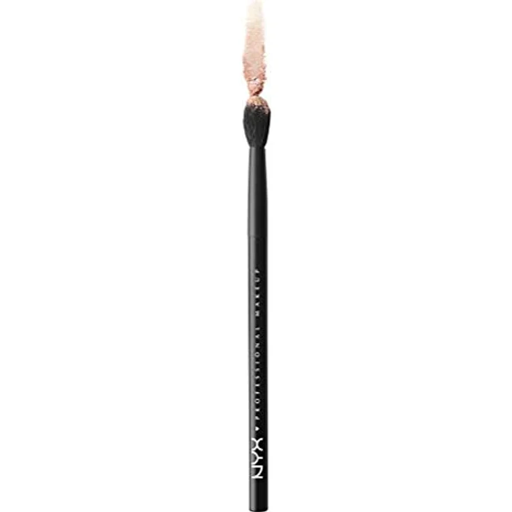NYX Professional Makeup Pro Brush Crease 17 - Lidschattenpinsel, angeschrägte und runde Bürstenform, ergonomischer Make-up Pinsel – Bild 2