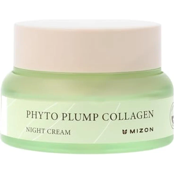 Mizon Phyto Plump Collagen Night Cream, Gesichtscreme für Damen mit pflanzlichem Kollagen, 50 ml – Bild 1