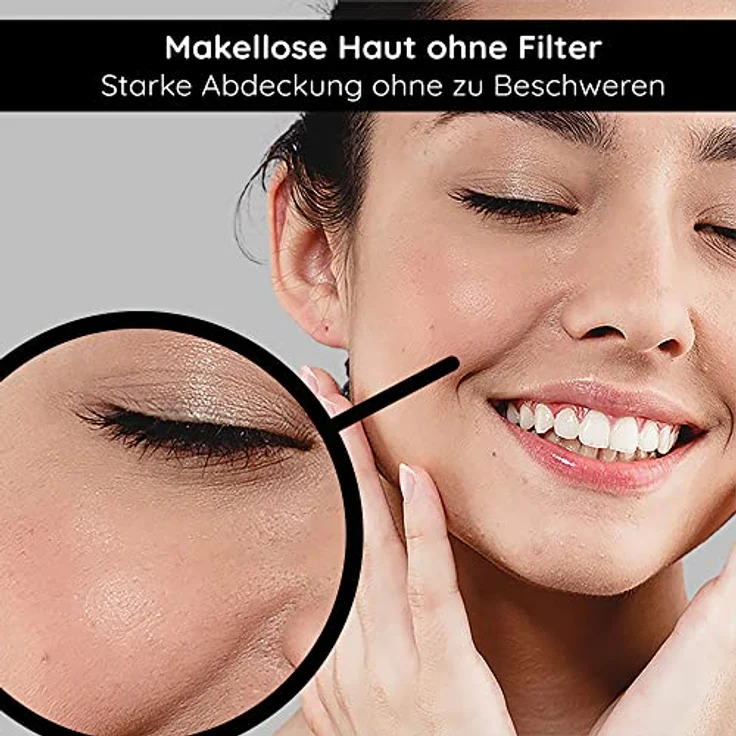 Silikonölfreie BB Cream Medium SPF12 alle Hauttypen auch für sensible Haut 75 ml - Make-Up, Pflege, UV-Schutz, Glow - Getönte Tagescreme mit Zink, Vitamin E, Mandelöl, Pantheno LSF12 - RAU Cosmetics – Bild 5