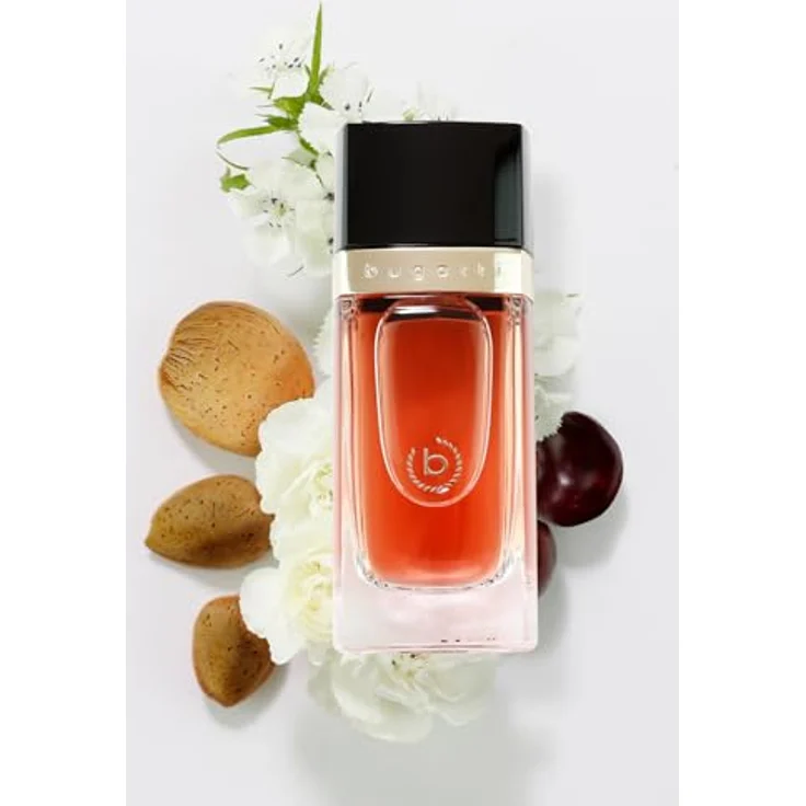 Bugatti Parfüm Damen ELEGANZA AMBRA EdP 60ml I Sinnliches Damen Parfüm mit Kirsche, Mohn, Moschus & Vanille I Floral & fruchtig – Bild 4