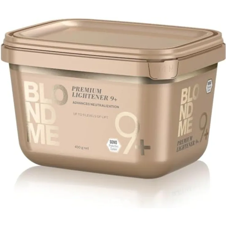 Schwarzkopf BlondMe Premium Lightener 9+, Haarfärbemittel für starke Aufhellung, 450g