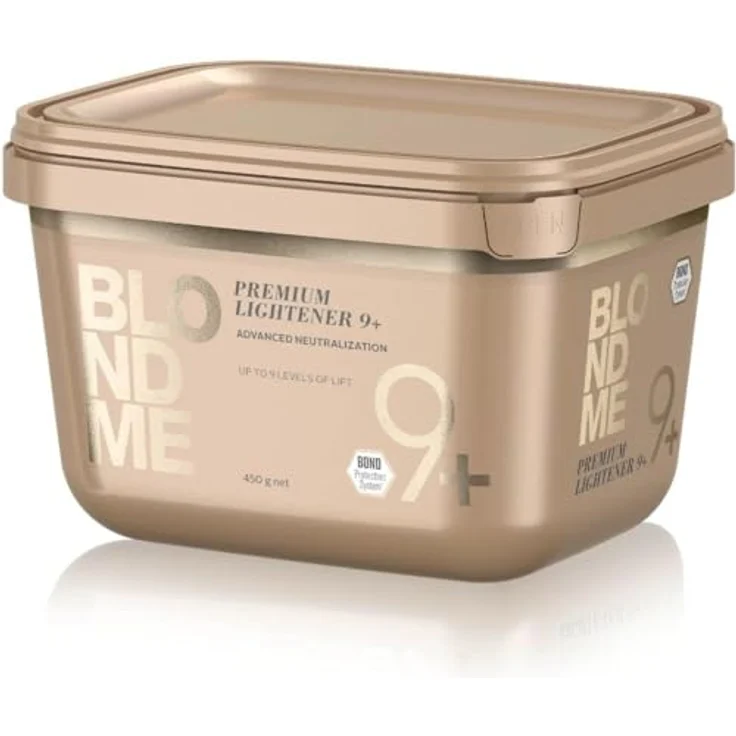 Schwarzkopf BlondMe Premium Lightener 9+, Haarfärbemittel für starke Aufhellung, 450g – Bild 1