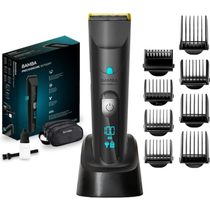 Cecotec Bamba PrecisionCare Wet&Dry Haarschneider mit Akku 120 Minuten Betriebszeit mit Aufsätzen und Ständer – Bild 2