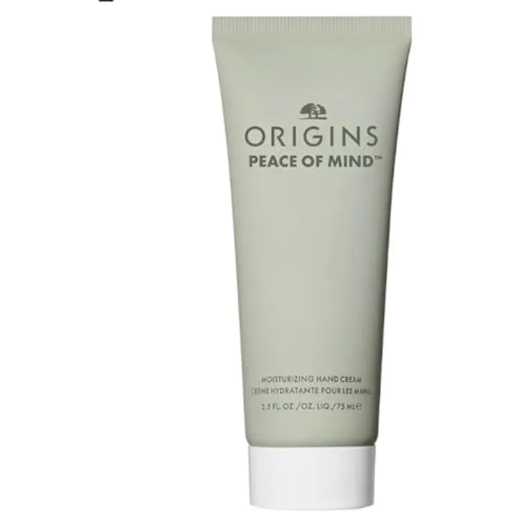 Origins Peace of Mind Hand Cream, Handcreme für Damen mit Wiesenschaumkraut-Öl und Kräuterduft, 75 ml