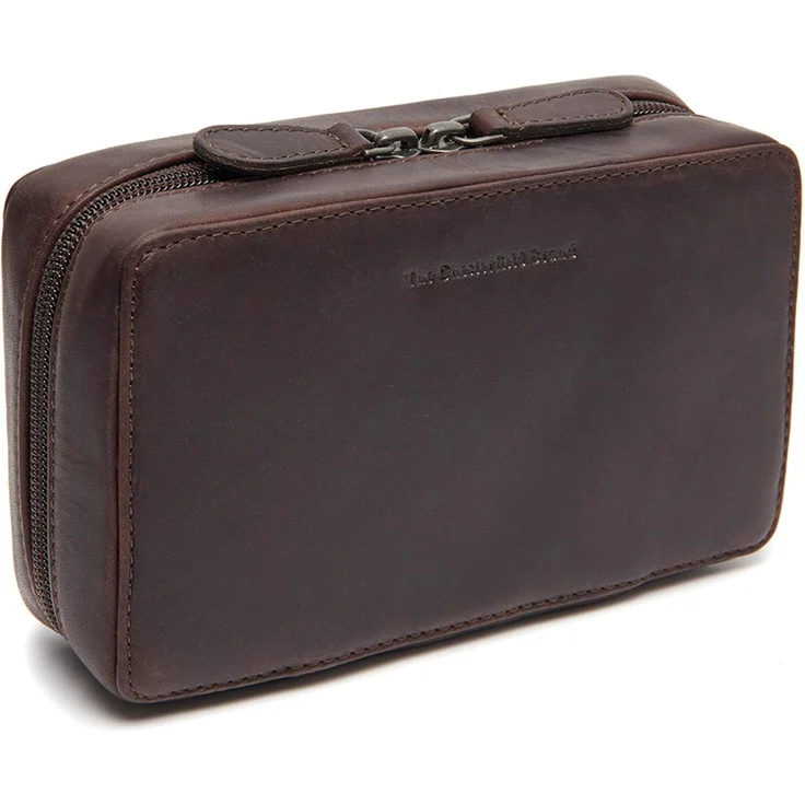 The Chesterfield Brand Ardan Elektroniktasche, Leder Necessaire 17,5 cm mit Kabeltäschchen und Reißverschluss