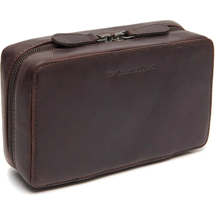 The Chesterfield Brand Ardan Elektroniktasche, Leder Necessaire 17,5 cm mit Kabeltäschchen und Reißverschluss