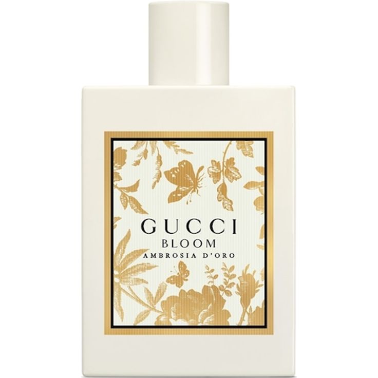 Gucci Bloom Ambrosia d'Oro, Eau de Parfum Spray Damen 100 ml mit floraler Raffinesse und goldenen Facetten