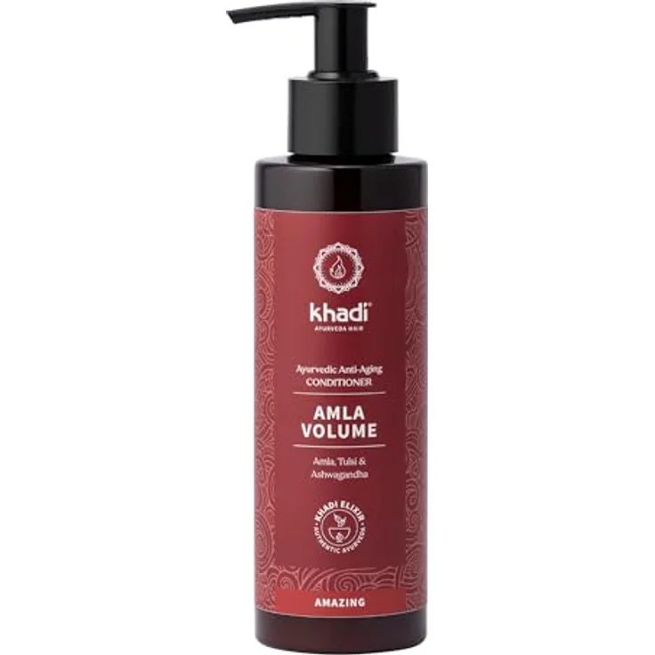 Khadi Amla Volume Conditioner, Ayurvedische Pflanzenkraft für dichteres, volleres Haar, natürlich & vegan, 200ml – Bild 1