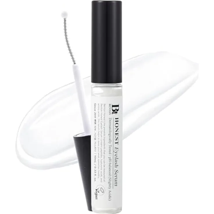 Benton HONEST Wimpernserum, koreanisches Wimpern- & Augenbrauenwachstumsserum mit Hyaluronsäure und Peptiden, 10 ml